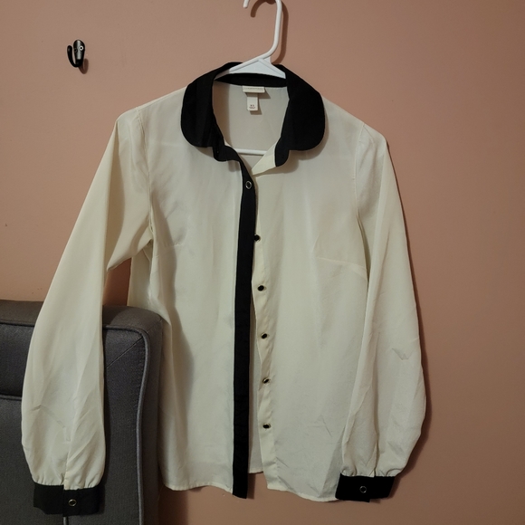 Merona Semi Sheer Blouse - Picture 1 of 2